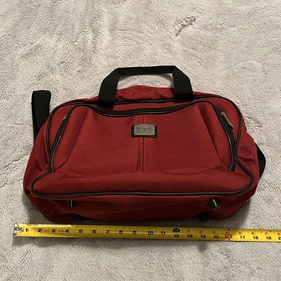 Burgundy Travel Duffel Bag - Picture 10 of 11
